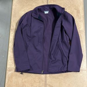 Columbia dark purple coat, size Large